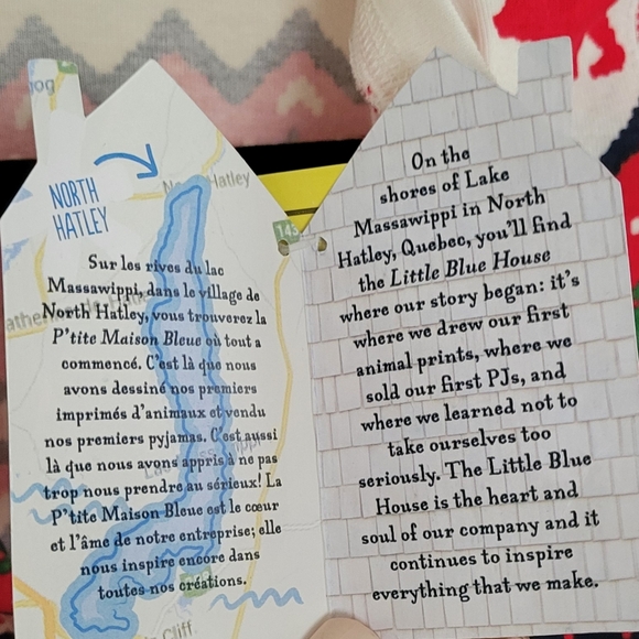 ITTLE BLUE HOUSE Hatley Isle Bear Onesis Adult Size 8 Christmas Winter - Picture 7 of 10